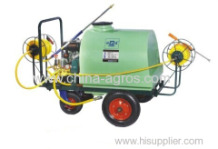 Self-contained Trolley Gasoline Engine Power Sprayer diaphragm pump plunger pump power boom sprayer 300liter