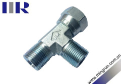 BSP Male / Female Hydraulic TEE Adapter