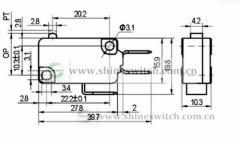 Shanghai Sinmar Electronics Micro Switches 16A250VAC 3PIN Basic Form switches