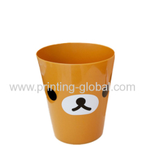 Hot stamping foil for PP plastic dustbin/ trash can