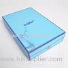Sky Blue Custom T - Shirt Packaging Boxes , Small Decorating Gift Boxes