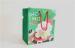 Gloss 180gsm Art Paper Chrismas Holiday Paper Bags With Flowers Printed