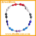 2 shape beads silicone necklace