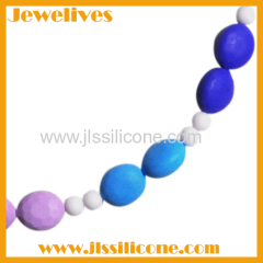 silicone rubber chew beads necklace