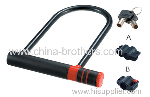 U-Shaped High Quality Black Bicycle Lock