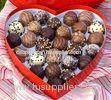 Gloss Laminaion Chocolate Food Cardboard Boxes Heart Shaped
