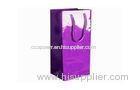 Pantone Print Gloss Finish Paper Wine Bags For Holiday , Christmas , Birthday