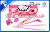 Hello Kitty Girl Kids Personalized Stationery Sets Eco-friendly 2288cm