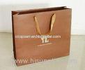 Eco - Friendly Small Jewelry Paper Bags With Handles For Gift / Advertisement