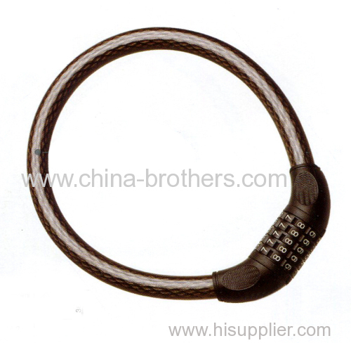 Five Combination Cable Bicycle Lock