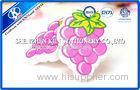 Hot Transfer Printing Purple Grape Fruit Shaped Kids Erasers For Chilldren