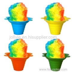 variety color 8 oz shave ice cup