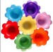 8 oz snow cone shave ice flower cup variety color
