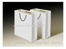 Full Color Printing White Kraft Paper Bags With Handles for Advertisement