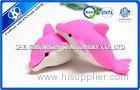 Cartoon Pink dolphin Animal Shaped Novelty Erasers for Kids , Injection Molding