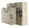 Promotional Reusable Colorful Rope Handle Paper Carrier Bags With Logo Printed