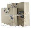 Promotional Reusable Colorful Rope Handle Paper Carrier Bags With Logo Printed