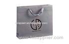 Fashion Hot Stamping Paper Shopping Bags Gray Color For Daily Commodities , Toys