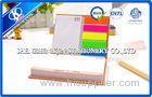 Multi Color Hardback Rectangle Cute Sticky Notes 100*75mm 100page