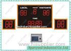 Red LED Water Polo Scoreboard With Shot Clock , Ultra Bright 120cm x 80cm