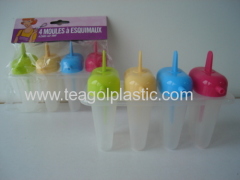 4PC ice block maker plastic