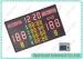 Large Digital Electronic Basketball Scoreboard Red / Yellow / Green , 2m X 1m