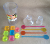 13 Piece cocktail shaker set plastic