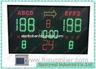 Led Electronic Netball / Basketball Scoreboard , Led Score Board With Timer
