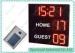 Wireless Electronic Football Scoreboard High Brightness AC 100V - 240V 50 / 60Hz