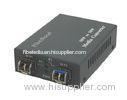 Single Mode 10G Media Converter 1.25Gbps , Optical To Electrical Converter