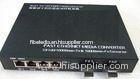 Low Power 4w 1000m TP Fiber Optic Switch Box 4 Port Supports Vlan And Qos