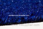 7300Dtex Blue Synthetic Turf Grass Commercial Artificial Turf For Decoration