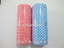 Colorful Non Woven Household Cleaning Wipes / Hand Towel Rolls 25*28cm