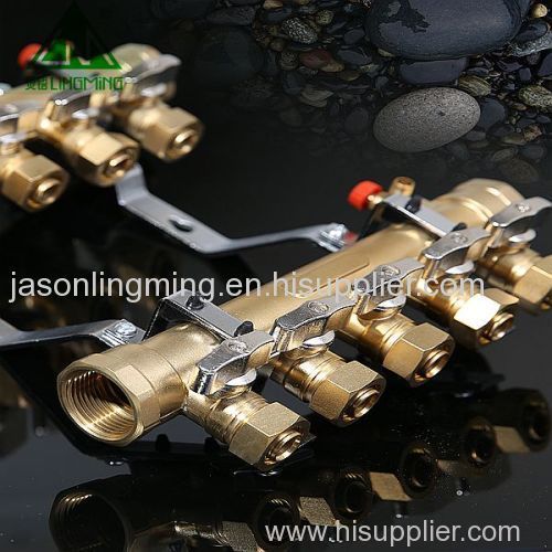 underfloor heating system brass manifold 304 stainless steel manifold