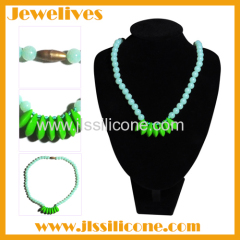 silicone beads necklace Hawaii style