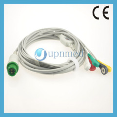 Biolight A series One piece 5 lead ECG cable