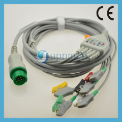 Biolight M series One piece 5 lead ECG cable