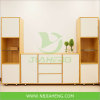 Bamboo Storage Living room Cabinet with snow panel