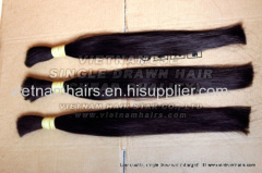 24 inches remy single drawn hair best sell