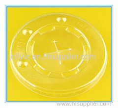 Clear cold drinking plastic lid