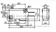 Shanghai Sinmar Electronics Micro Switches 16A250VAC 3PIN Basic Form Switches