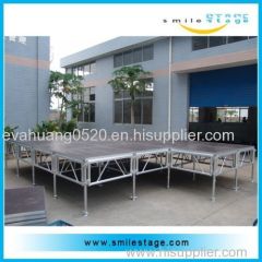 Aluminum smart stage Aluminum portable staging