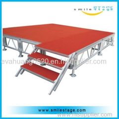 Anti-slip&waterproof portable stage/used stage for sale