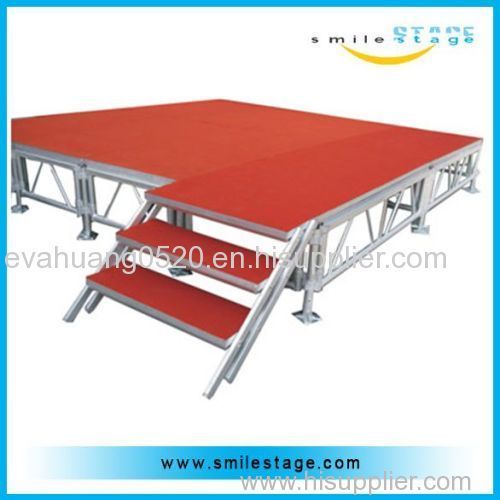 Anti-slip&waterproof portable stage/used stage for sale