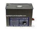 Benchtop 6L 180W Mechanical Ultrasonic Cleaner Stainless Steel , CE ROHS FCC