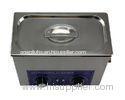 Supersonic 6L Mechanical Ultrasonic Cleaner Heater , Ultrasound Cleaning Machine