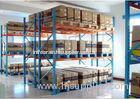 FIFO Heavy Duty Pallet Racking Detachable Goods Shelf With Box-shape Beam