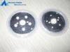 White Silicone Rubber Gear Wheel, Rubber Cover Aluminium Metal