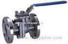 3PC Stainless steel Flanged ball valve