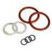 API607 API6D Ball Valve Spare Parts , 32 MPa Silicone O-Ring Seals for Ball Valve